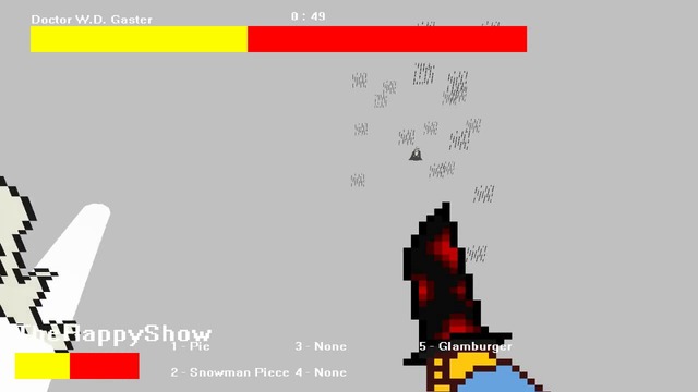 Undertale: YABTS – Битва с Гастером в 3D