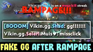 Fake gg after rampage — close rapier ftm vs viking