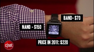 Apple Watch vs iPod Nano watch comparing Apple’s two watches, four years apart