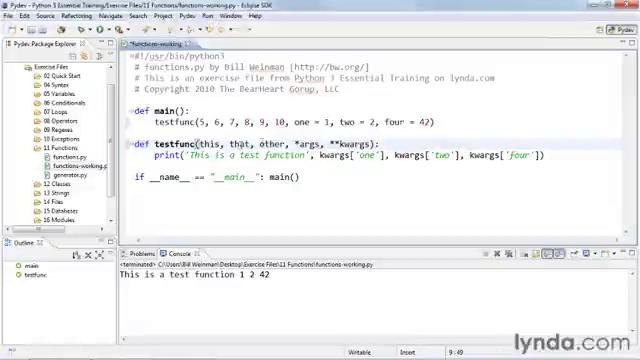 52 Phython Functions Using named function arguments