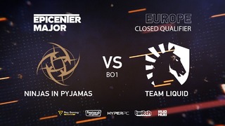 EPICENTER Major 2019 – NiP vs Team Liquid (EU Closed Quals, bo1)