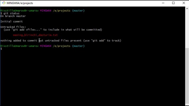 Git 3-dars. Git init, add