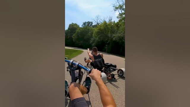 Drifting On DIY Tricycles | People Are Awesome