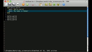 Научись программировать на Ruby – методы, часть 1 (эпизод 9)
