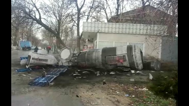 Падение спутника на землю