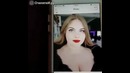 Фото девушки и она же в реальности