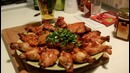 Куриные крылышки к пиву в духовке. В медовом соусе