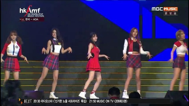 AOA – Heart Attack & Short Hair (HKAMF 2016)