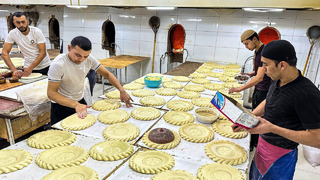 Uzbekistan! 40 – 50 Bags of FLOUR for 4000 – 5000 FLATBREAD. Uzbek Cuisine