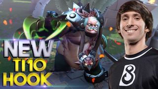 Dendi Pudge with EPIC NEW TI10 IMMORTAL Hook – 7.27 Patch Dota 2