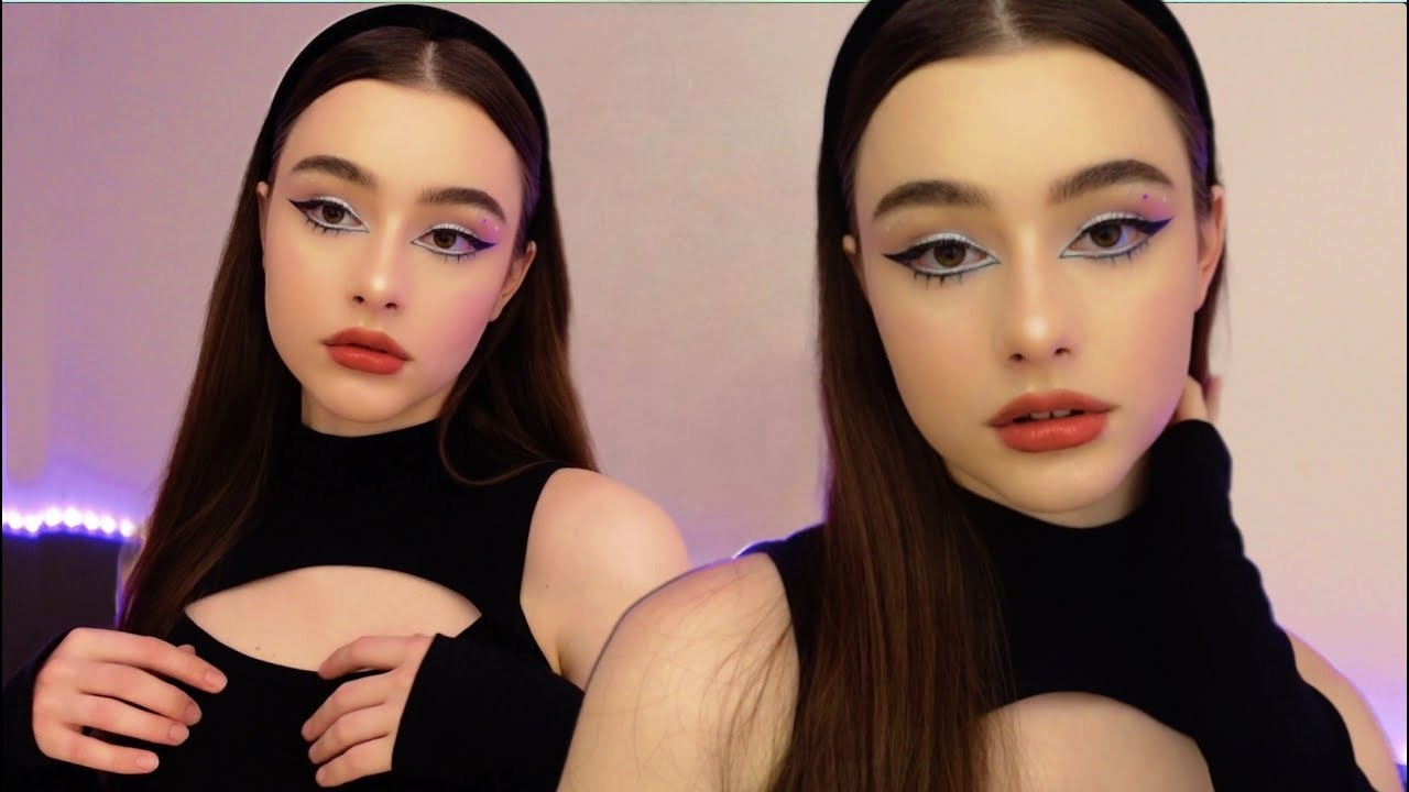 Euphoria inspired makeup look Dasha Taran