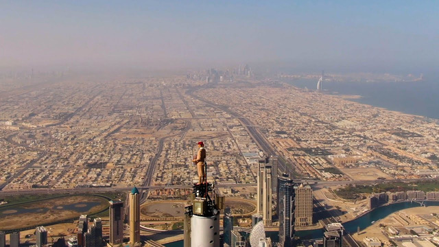 За кадром – как Emirates cнимала рекламу на вершине небоскреба Бурдж-Халифа