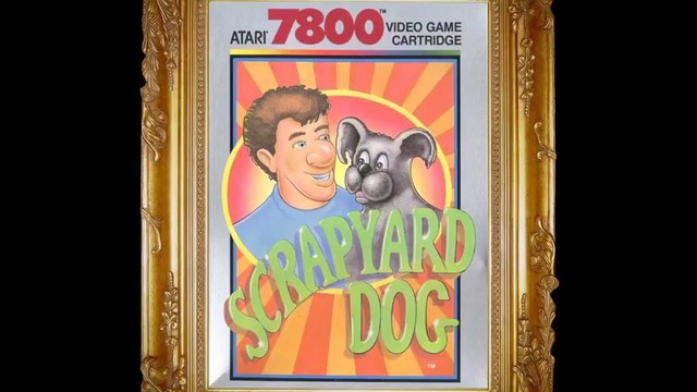AVGN׃ Bad Game Cover Art 19 – Scrapyard Dog (Atari 7800)