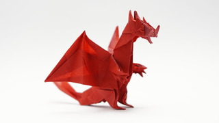 Origami devil dragon v3 (jo nakashima)