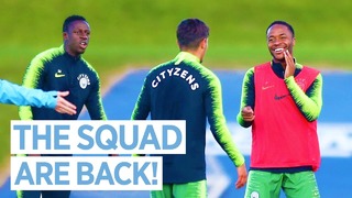 The Squad Get Ready For Fulham | Training | City v Fulham