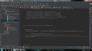 Android Studio Tutorial – 33 – Read data from Database part -1