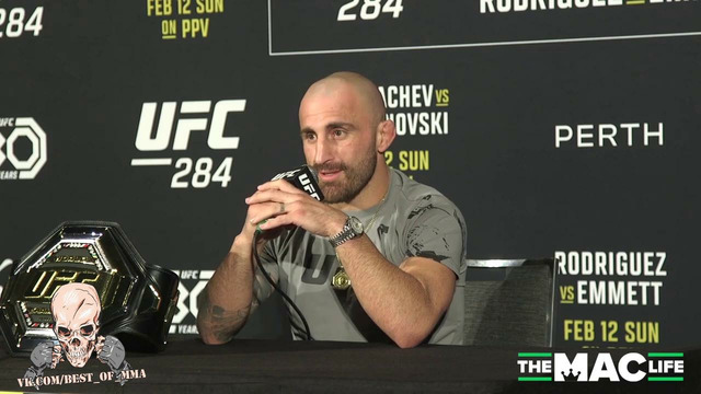 Ислам vs Волкановски – пресс конференция и открытая тренировка UFC 284