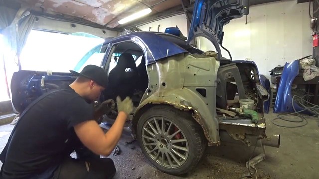 Роман Burnout. Та самая SUBARU Impreza WRX. Кузовня. Всё хуже, чем я ожидал