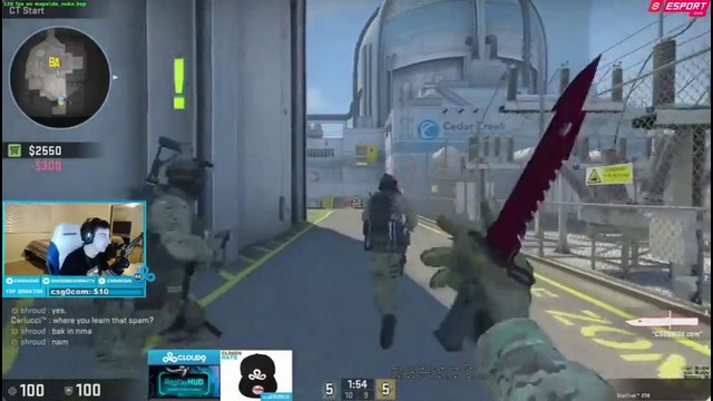 C9 Shroud playing new nuke with swag & xp3