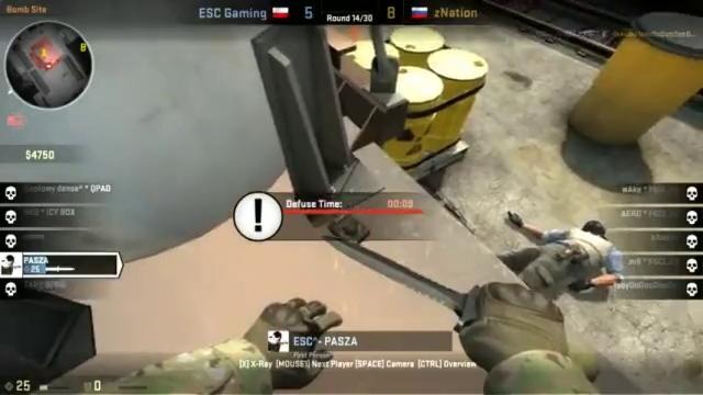 CS:GO StarSeries: zNation vs ESC (de train)