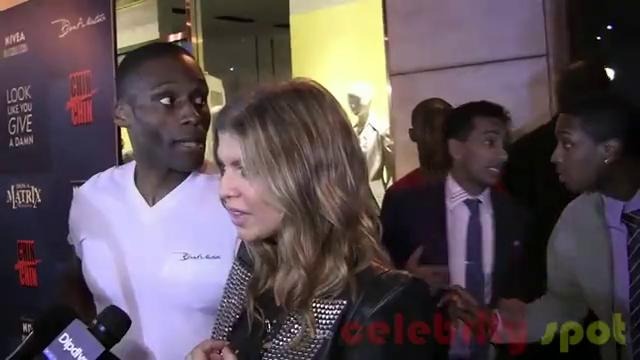 Fergie & Josh Duhamel Arrive at Launch Party