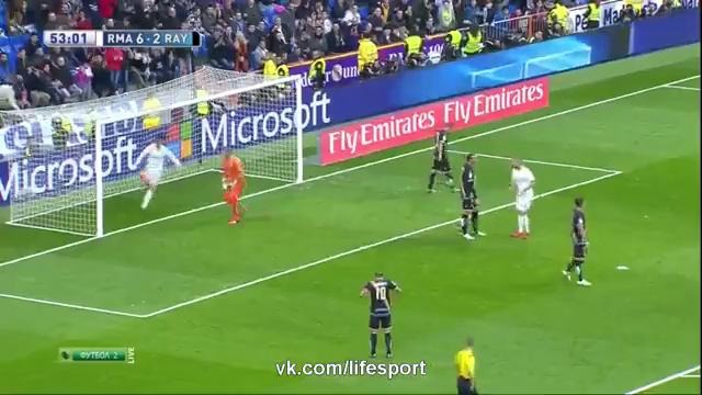 Реал Мадрид 6:2 Райо Вальекано (Дубль Роналду)