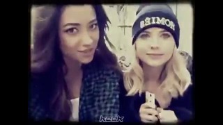 Ashley Benson & Shay Mitchell Behind The Scenes Of PLL