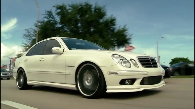 Vossen Mercedes Benz E55 on 20 quot; VVS CV2 Concave Wheels Rims (HD)