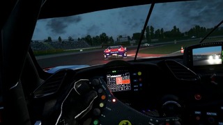 Впечатляющая гонка на закате в VR. Assetto Corsa Competizione