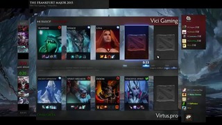 DOTA2: Frankurt Major 2015: VG vs VP (UB Round 1, Game 3) (bo3)