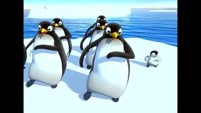 Папа пингвин
