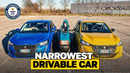 World’s NARROWEST Drivable Car | Guinness World Records