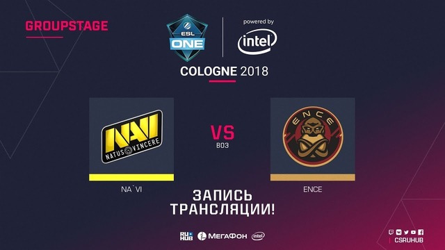 Map 2. Na`Vi vs ENCE – ESL One Cologne 2018 de mirage [Enkanis, ceh9]