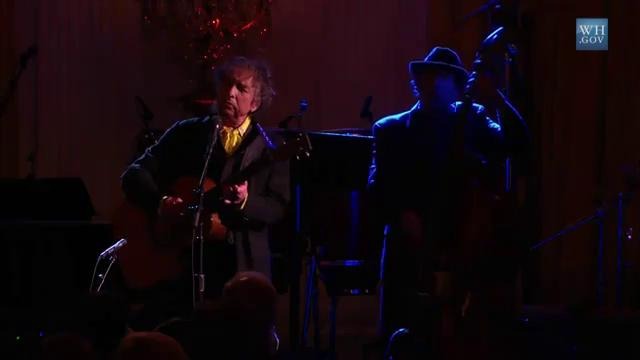 Bob Dylan – The Times They’re A-Changin’ at White House
