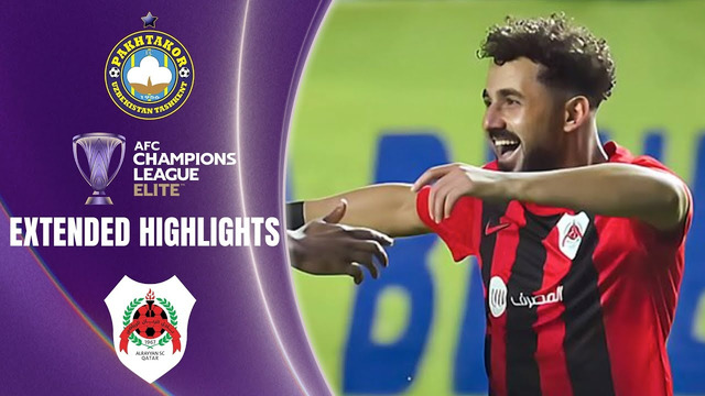 Пахтакор – Аль-Раян | Элитная Лига Чемпионов АФК | Запад 4-й тур | Обзор матча