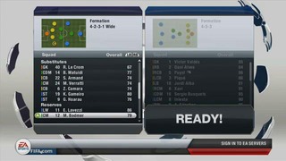 Геймплей FIFA 13: матч ПСЖ – Барселона