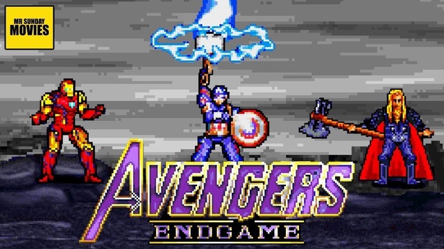 Avengers Endgame Final Battle – 16 Bit Scenes