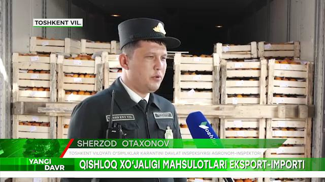 Қишлоқ хўжалиги маҳсулотлари экспорт-импортида онлайн лаборатория текшируви йўлга қўйилди