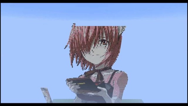 Minecraft Timelapse Kaede Lucy Nyu from Elfenlied