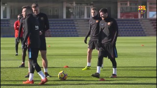 Messi dazzles in training