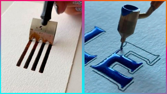 Satisfying Calligraphy That Will Relax You Before Sleep ▶4