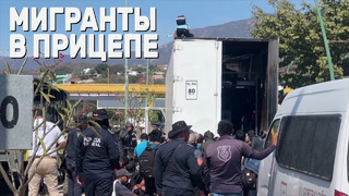 В Мексике задержали фуру, которая везла через страну 250 мигрантов