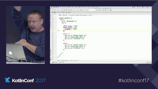 KotlinConf 2017 – How to Build a React App in Kotlin by Dave Ford