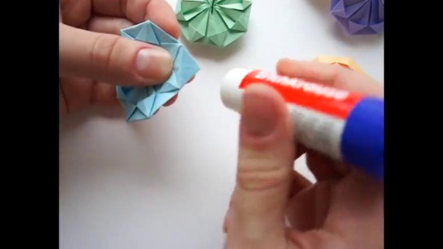 Кусудама классическая оригами