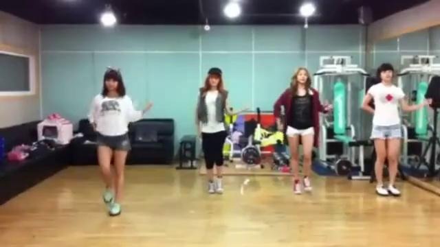 Miss A Goodbye Baby mirrored dance practice