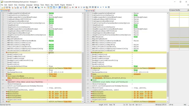 8. Сравнение конфигов