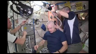 Астронавты на МКС обрили головы из-за проигрыша сборной США на ЧМ-2014