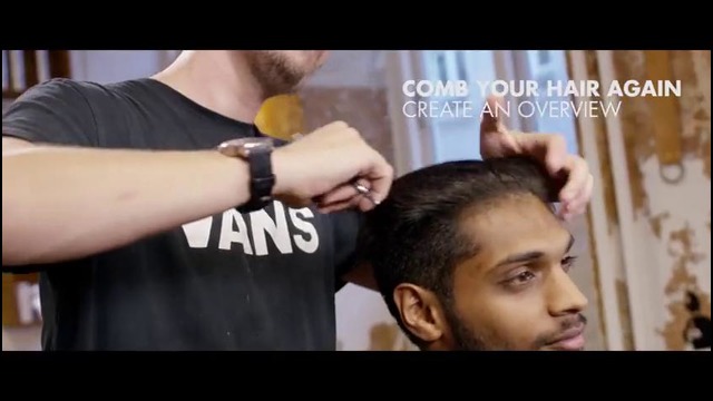 Мужская стрижка – Beckham inspired Undercut Messy back swept