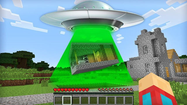 ПРИШЕЛЬЦЫ ПОХИТИЛИ МОЙ ДОМ В МАЙНКРАФТ 100% ТРОЛЛИНГ ЛОВУШКА MINECRAFT КОМПОТ