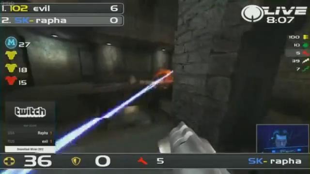 DHW 2012: Quake: GrandFinal: Evil vs Rapha